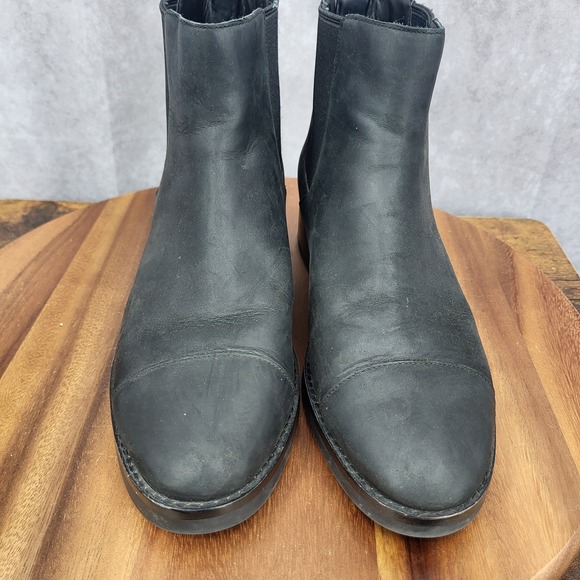 Cole Haan Chelsea Boots Womens 9 B Mara Grand Black Leather Waterproof Pull On - Picture 4 of 12